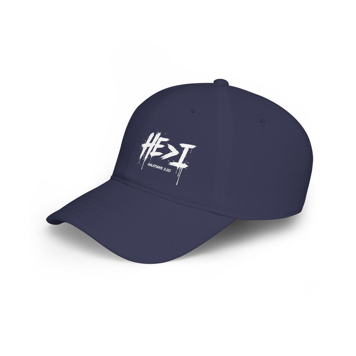 He is Grtr than I - Low Profile Baseball Cap