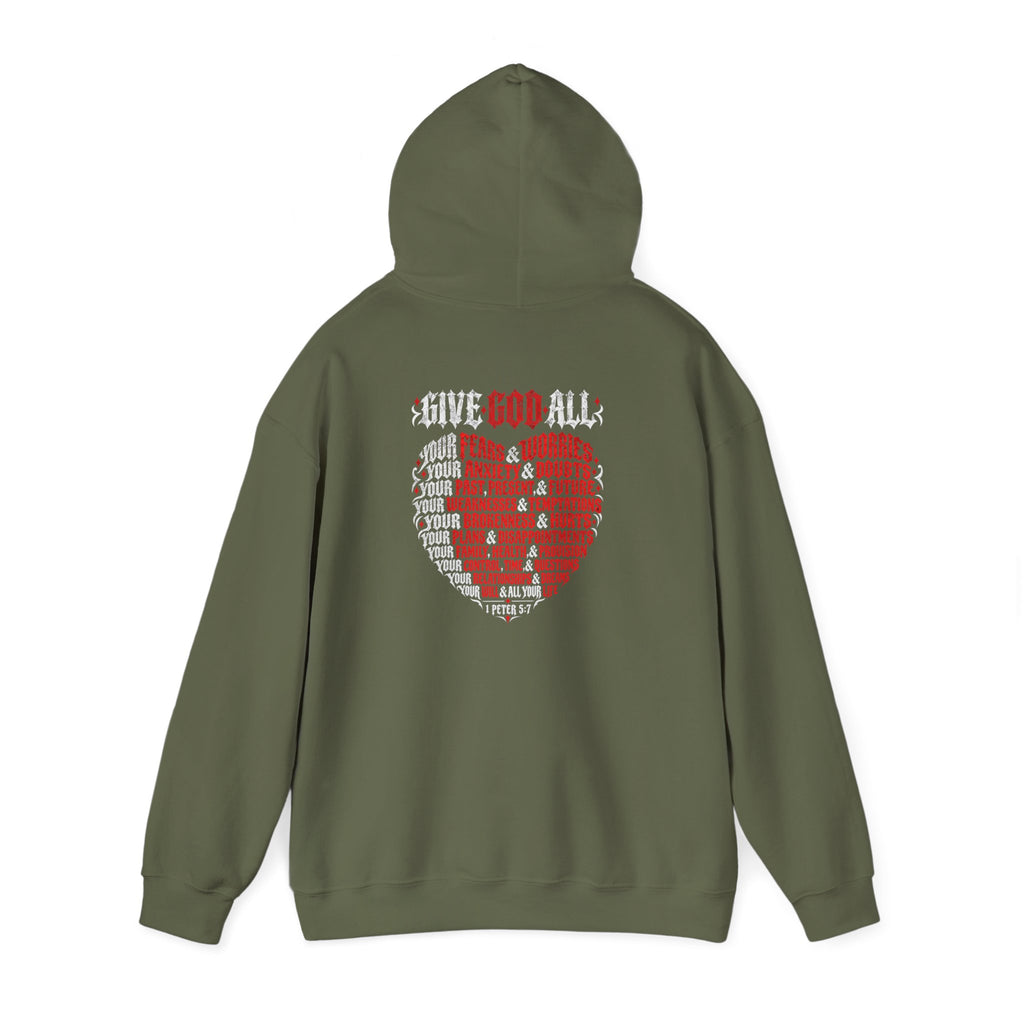 GIVE GOD ALL - Unisex Heavy Blend™ Hooded Sweatshirt