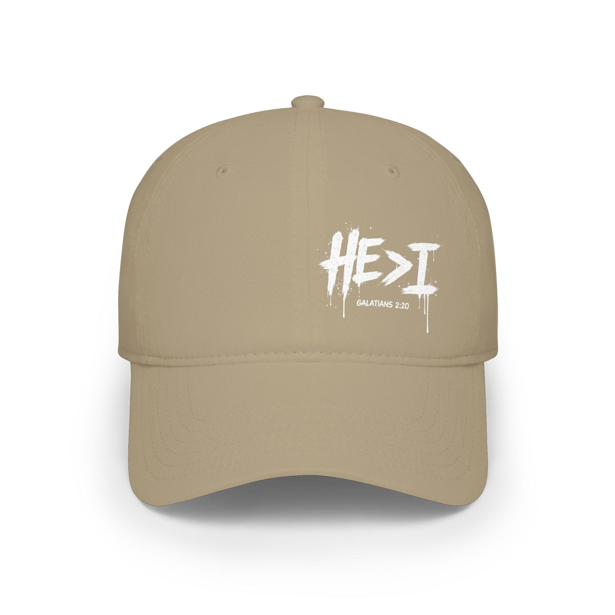 He is Grtr than I - Low Profile Baseball Cap