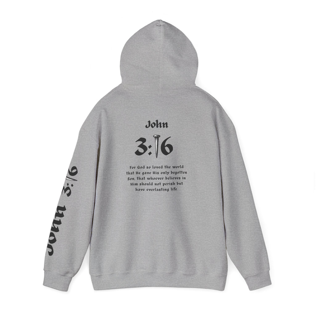 John 3:16 - Unisex Heavy Blend™ Hooded Sweatshirt