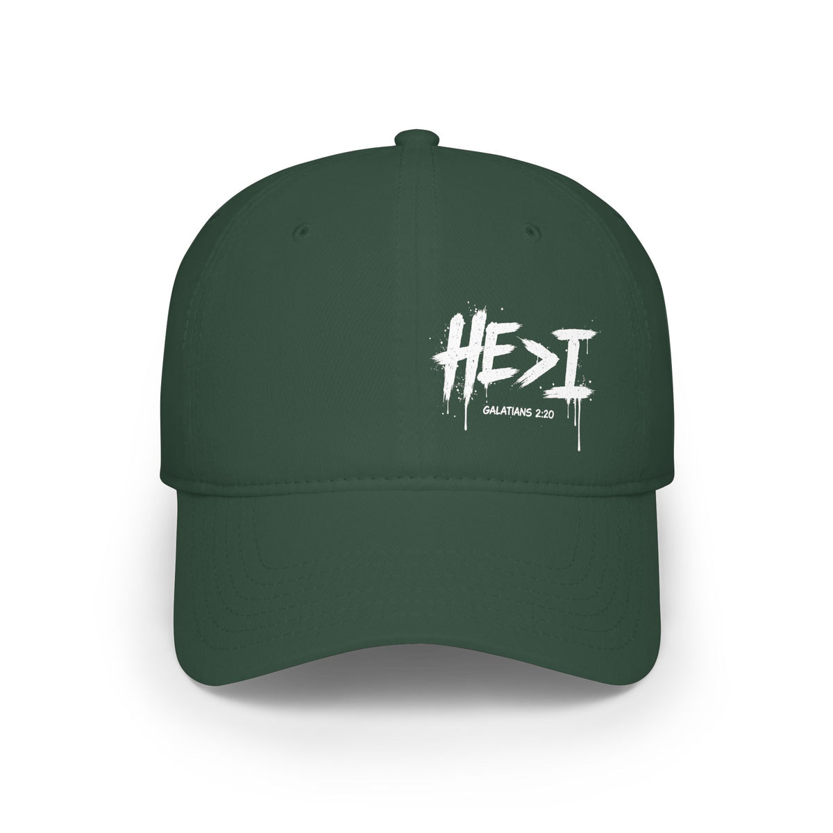 He is Grtr than I - Low Profile Baseball Cap