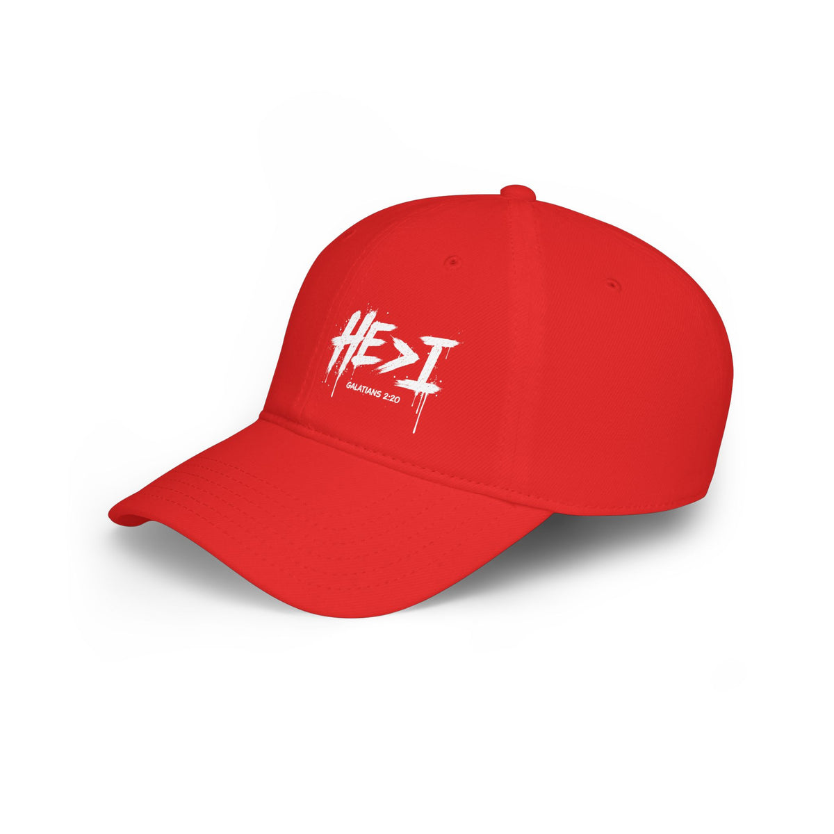 He is Grtr than I - Low Profile Baseball Cap
