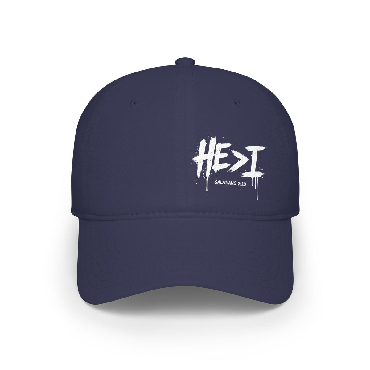 He is Grtr than I - Low Profile Baseball Cap